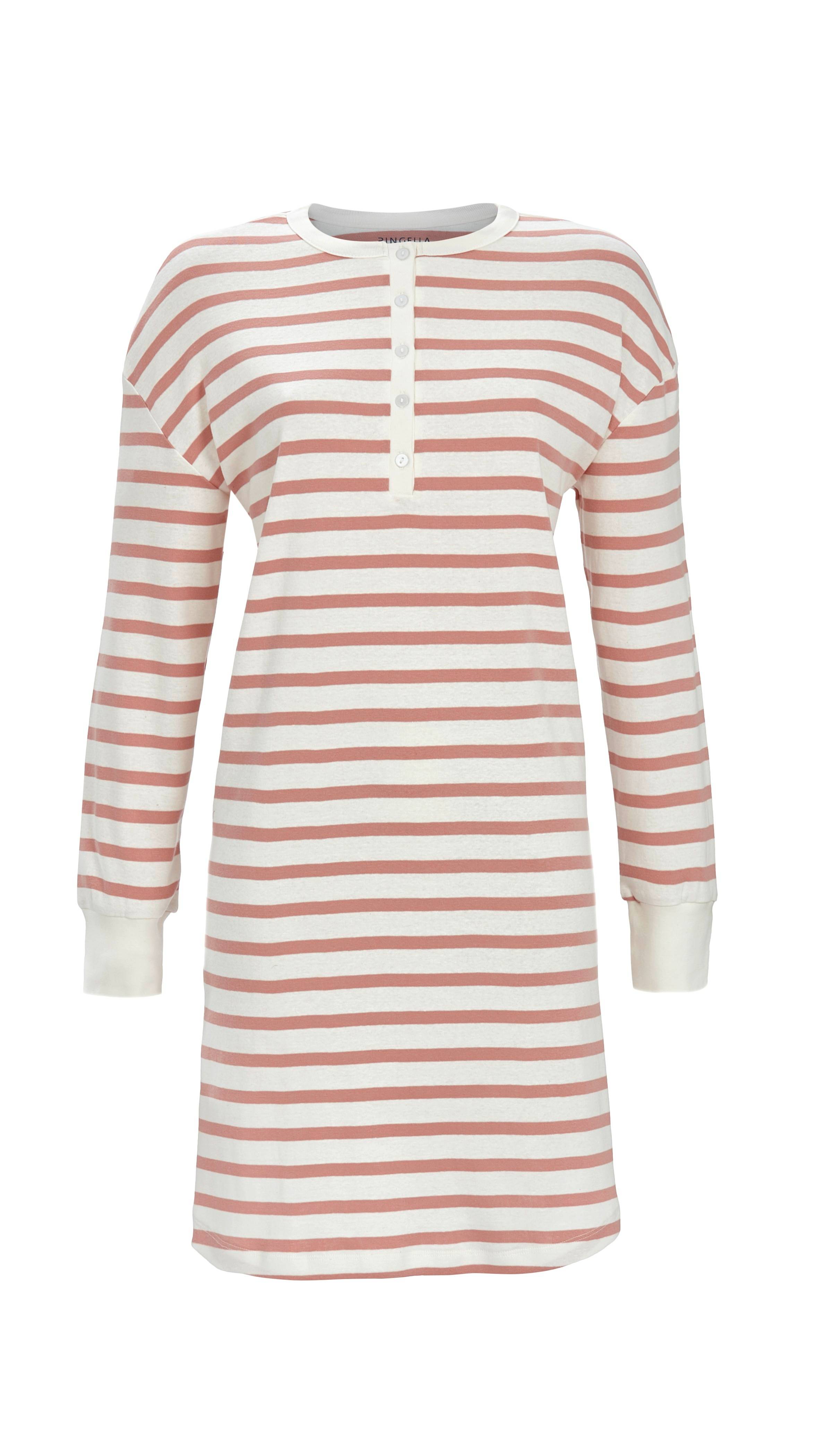 Nachthemd mit Strickbündchen