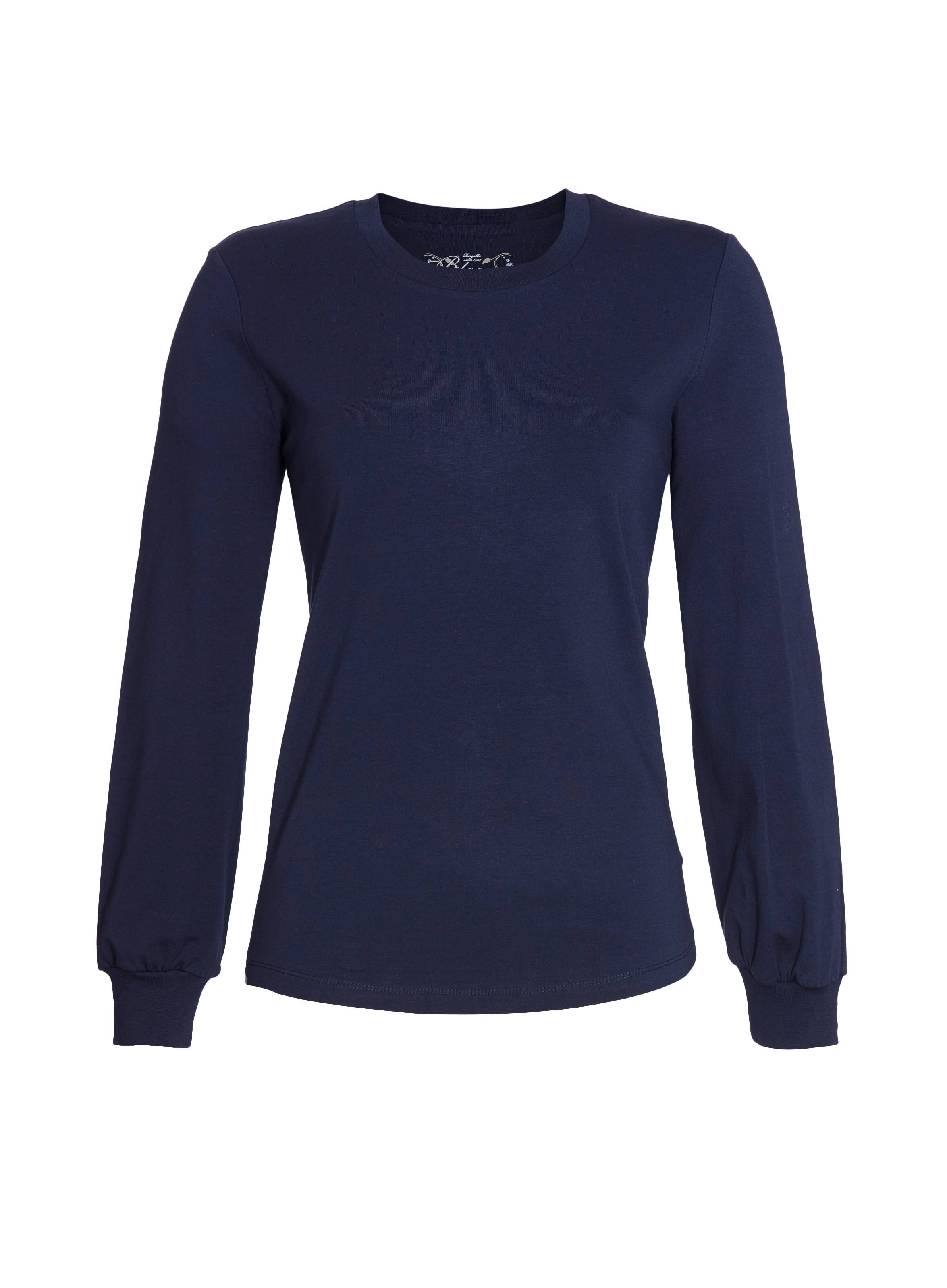 T-Shirt mit Strickbündchen