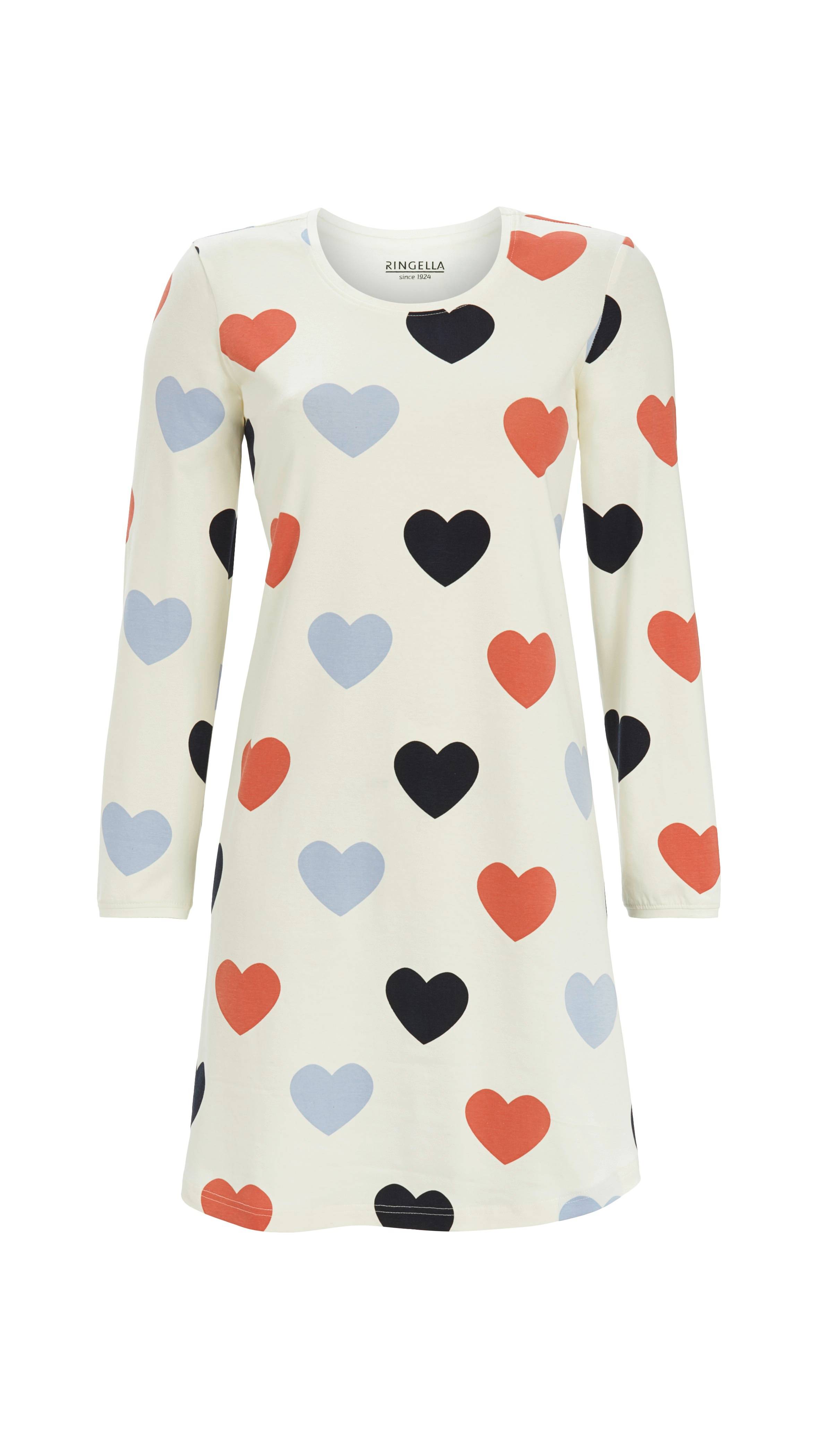 Sleepshirt mit Herzdessin