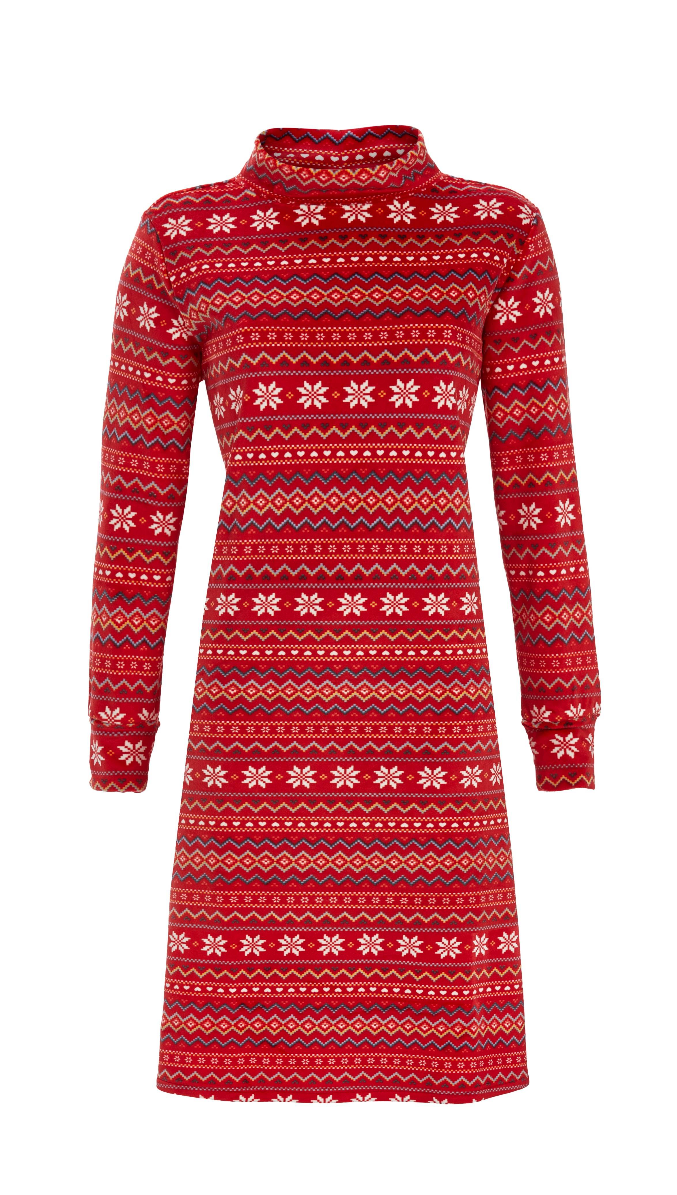 Hauskleid mit Stehkragen