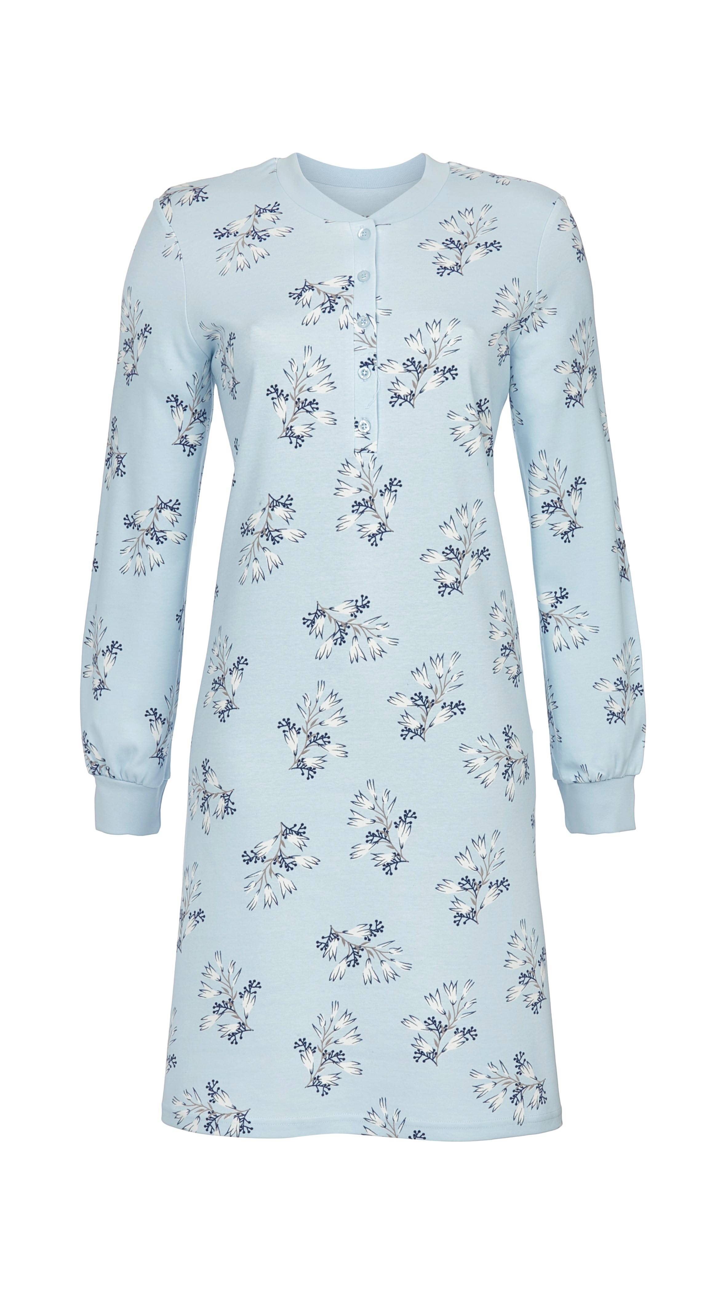 Nachthemd mit Strickbündchen