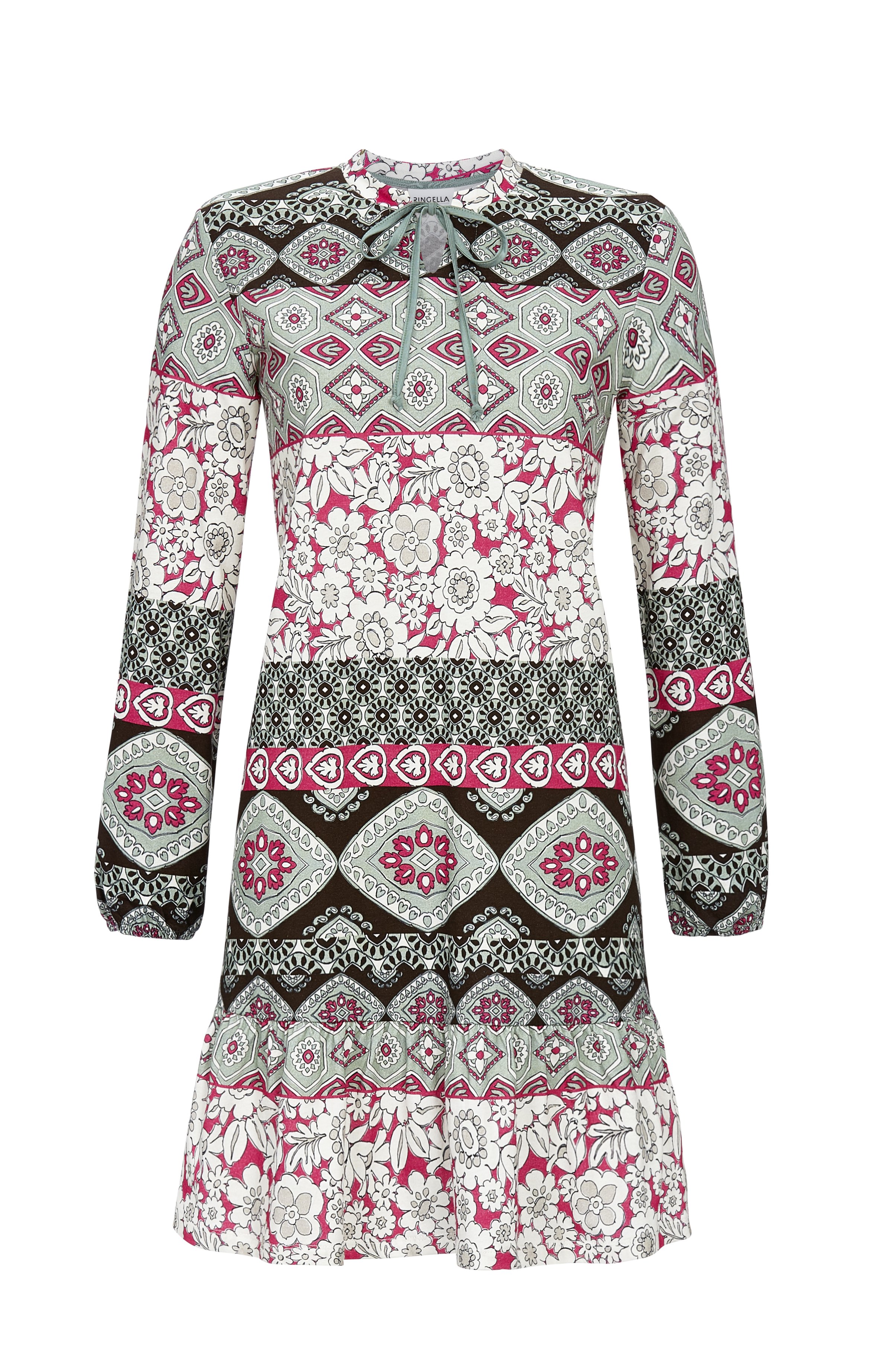 Sleepshirt mit Volant