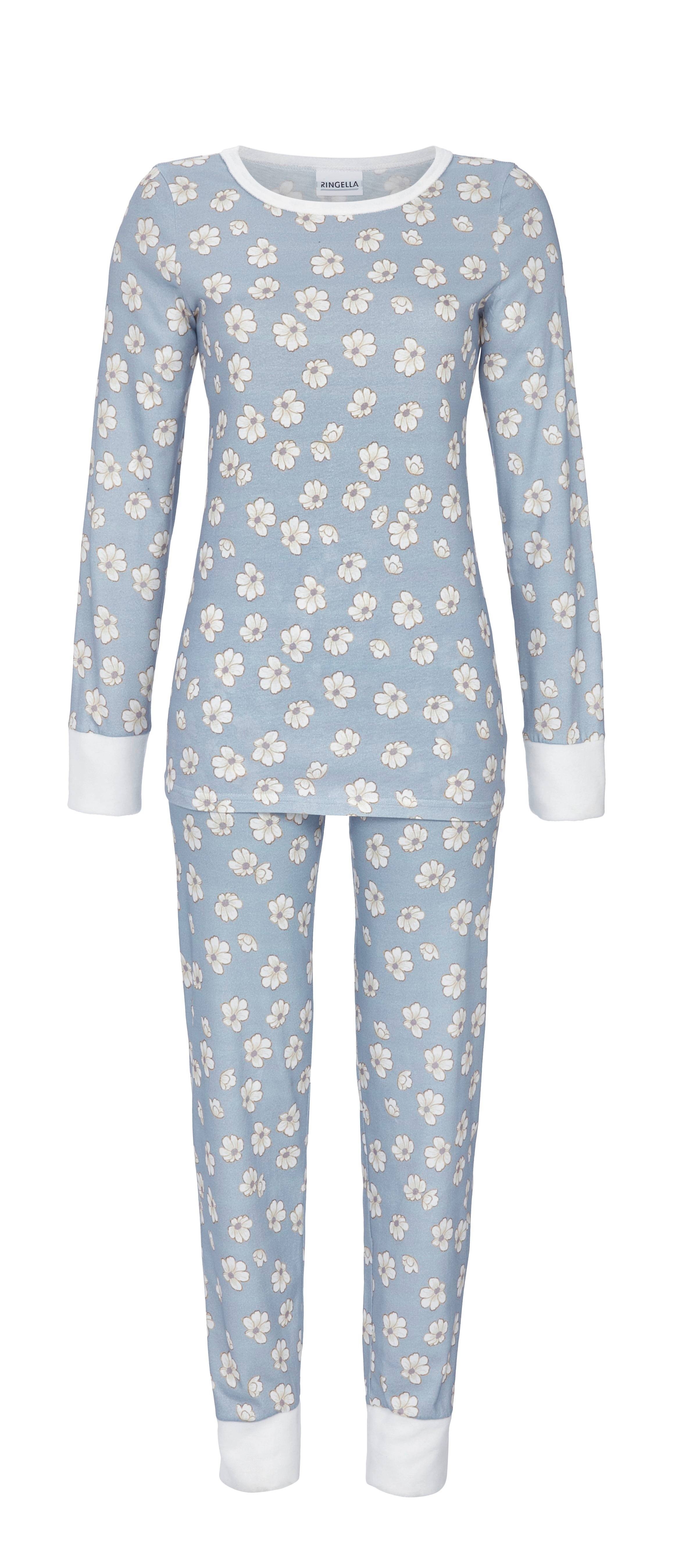 Pyjama mit Bündchen aus Flauschfrottee