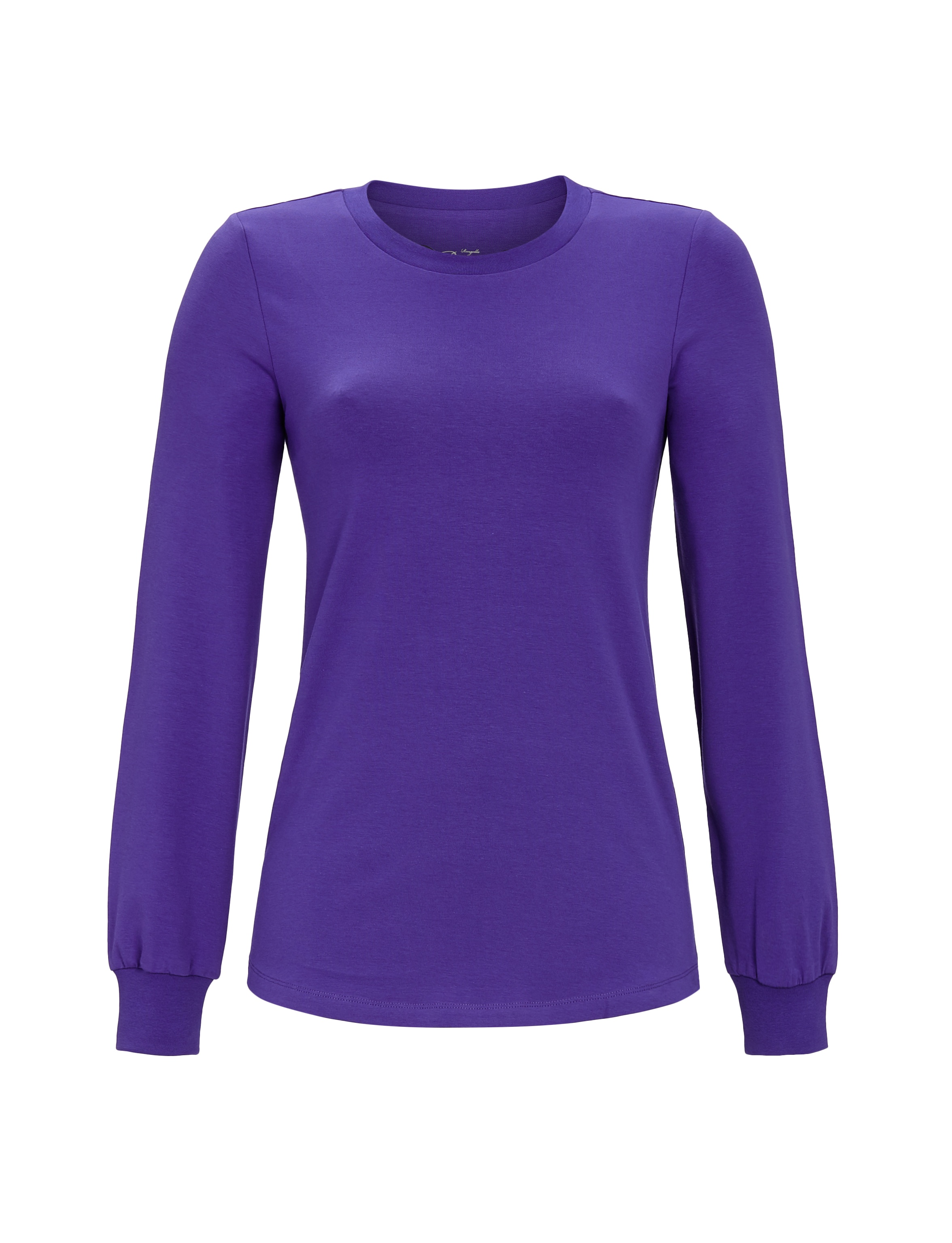 T-Shirt mit Strickbündchen