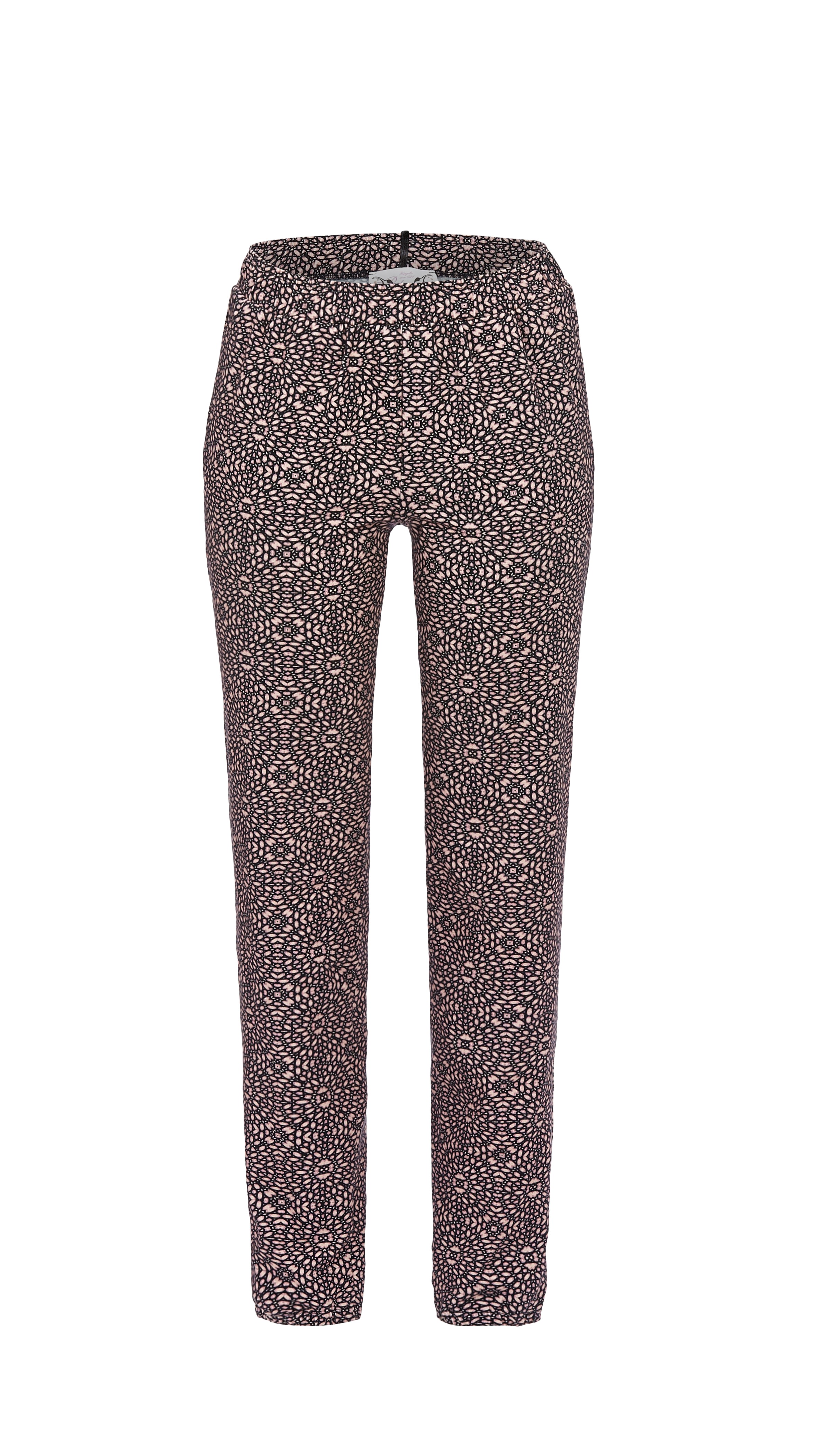 Lange Hose mit Mosaikdessin