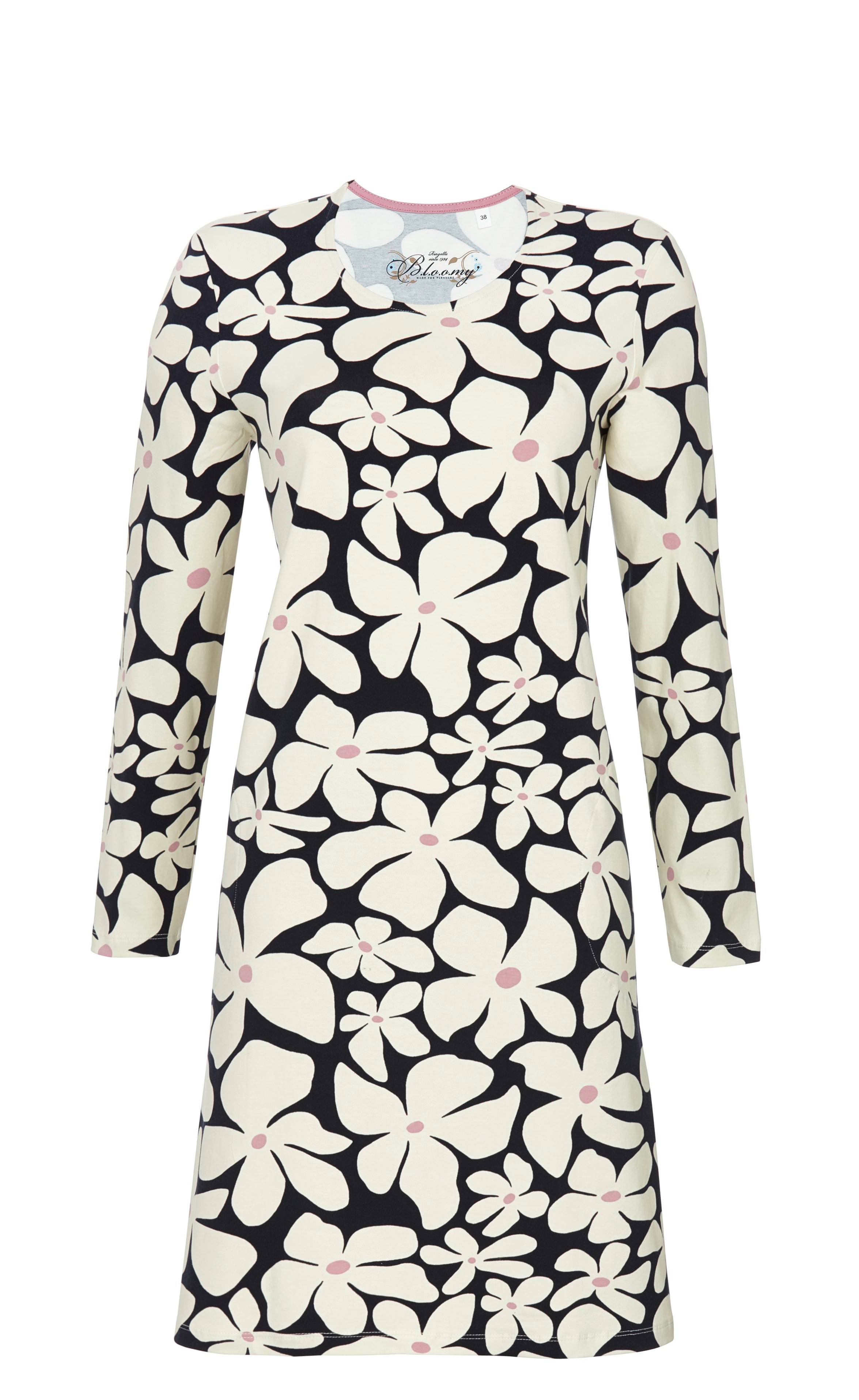 Sleepshirt mit abstrahiertem Blumenprint