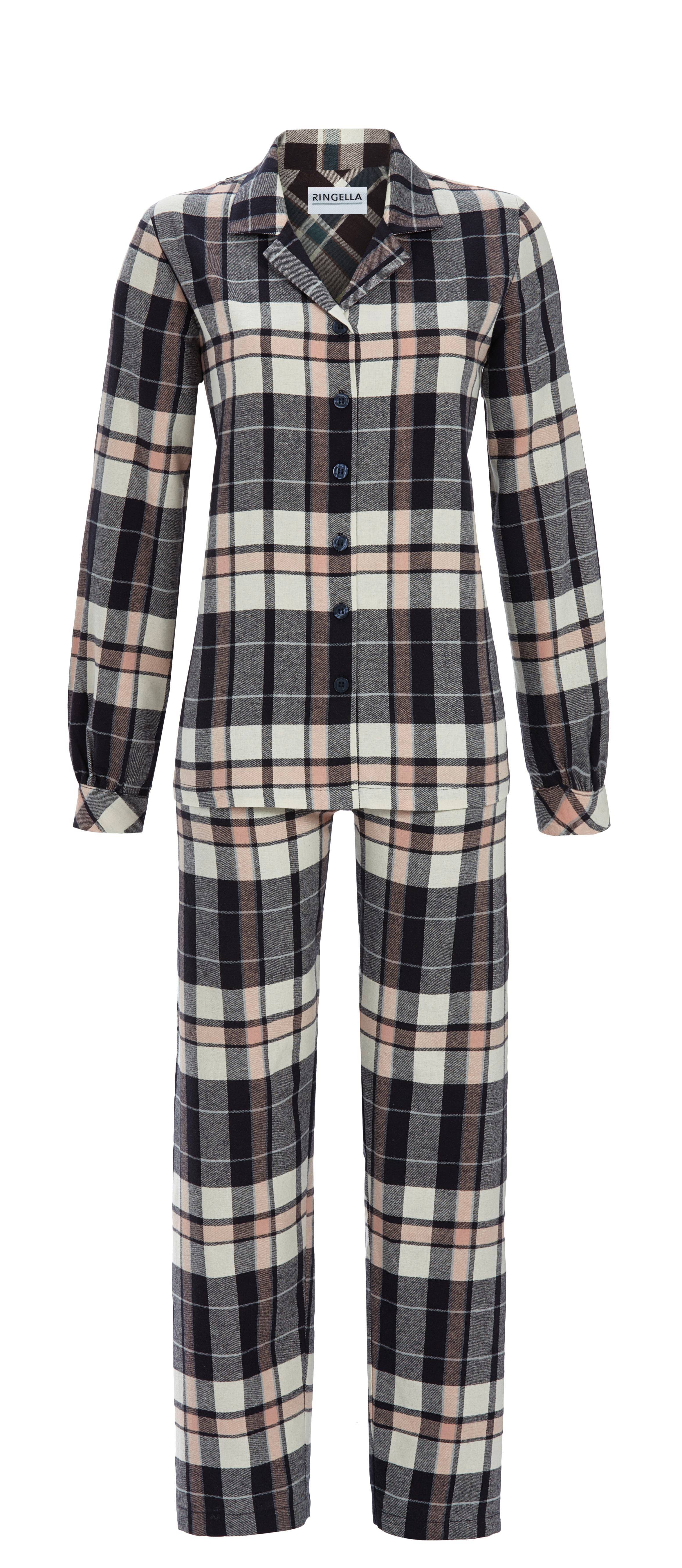 Pyjama aus gerautem Flanell