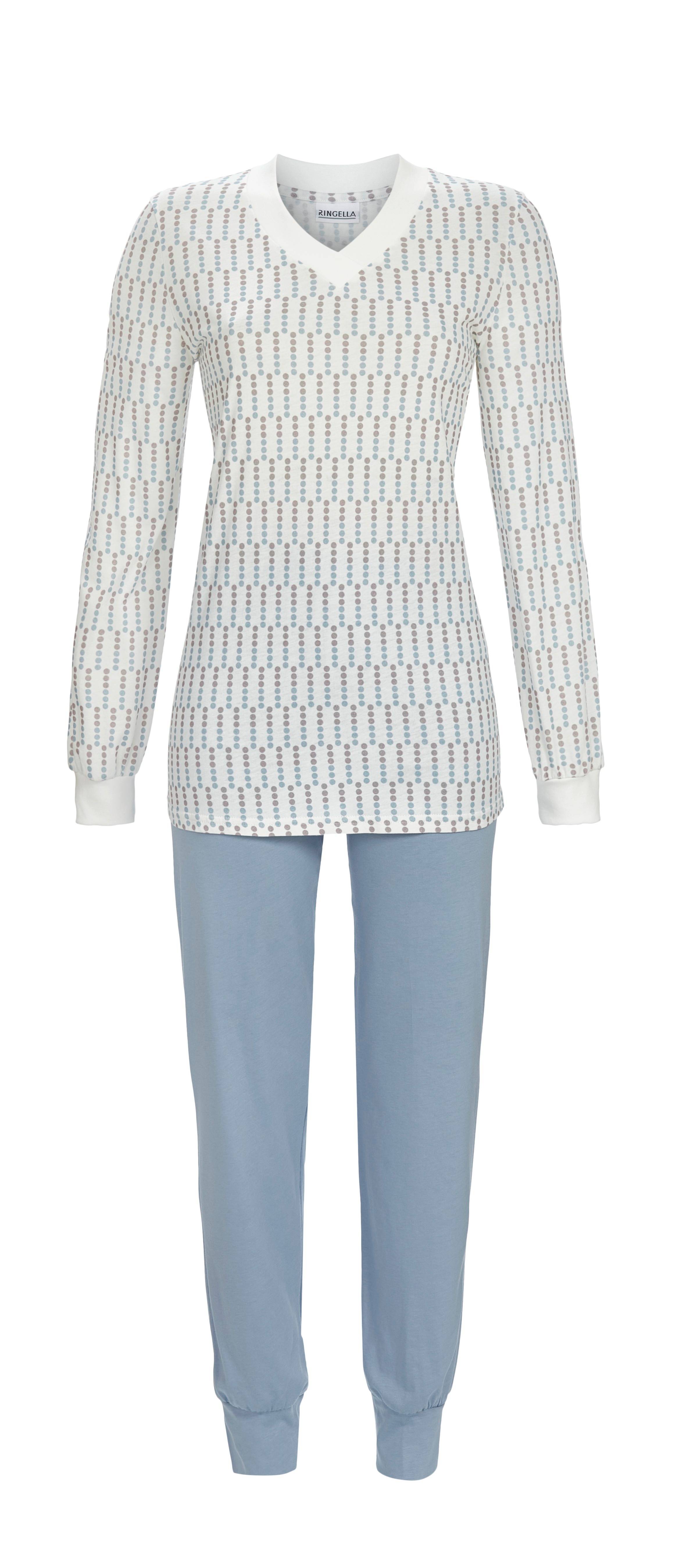 Pyjama mit Strickbündchen